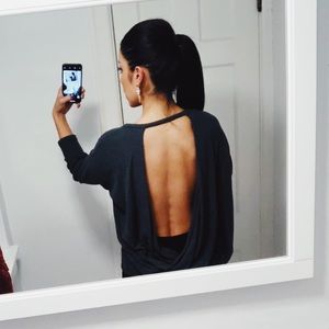 Vici Open Back Sweater